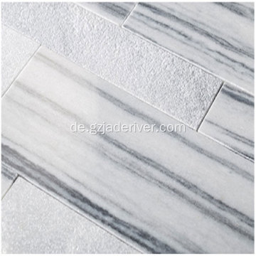 Natürliche weiße Holzmaserung Marmor Holzmaserung Platte